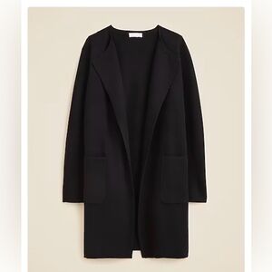 J. Crew Juliette collarless sweater-blazer
